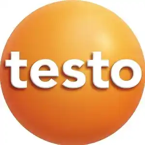 Logo oficial de la marca Testo en calidad estándar